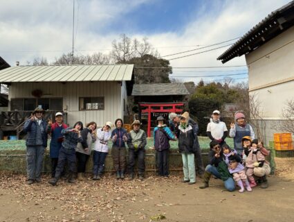 2026年1月24日(土)晴れ【落ち葉掃き編】